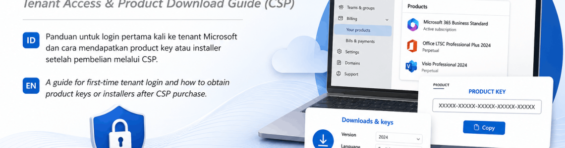 Panduan Akses Tenant & Download Product (CSP)
