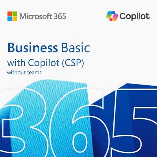 Microsoft 365 Business Basic (No Teams) and Microsoft 365 Copilot Business (CSP) (Yearly)