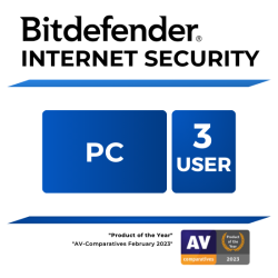 Bitdefender Internet Security (3 Device) (Yearly)