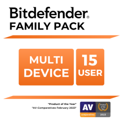 Bitdefender Family Pack (15 Device) (Yearly)