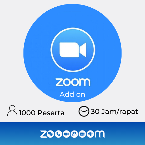 Zoom Add On 1000 Perseta 1 Host (Yearly)