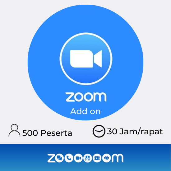 Zoom Add On 500 Perseta 1 Host (Yearly) 