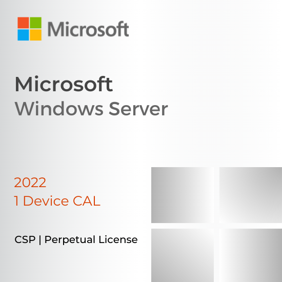 Microsoft Windows Server 2022 (1 Device CAL License) (Perpetual) (CSP)