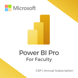 Microsoft Power BI Pro for Faculty (CSP) (Yearly)