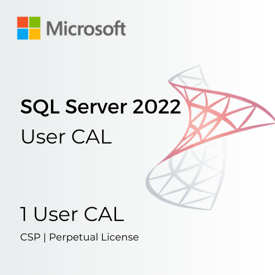 Microsoft SQL Server 2022 (1 User CAL License) (CSP) (Perpetual)