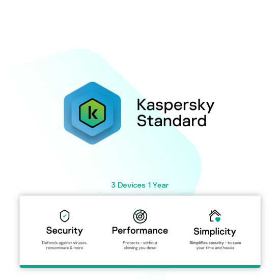 Kaspersky Standard (3 Device) (Yearly)