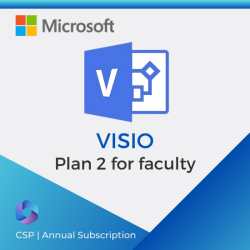 Microsoft Visio Plan 2 for Faculty (CSP) (Yearly)