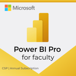 Microsoft Power BI Pro for Faculty (CSP) (Yearly)