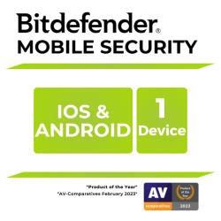 Bitdefender Mobile Security for IOS and Android - 3 Device (Yearly)